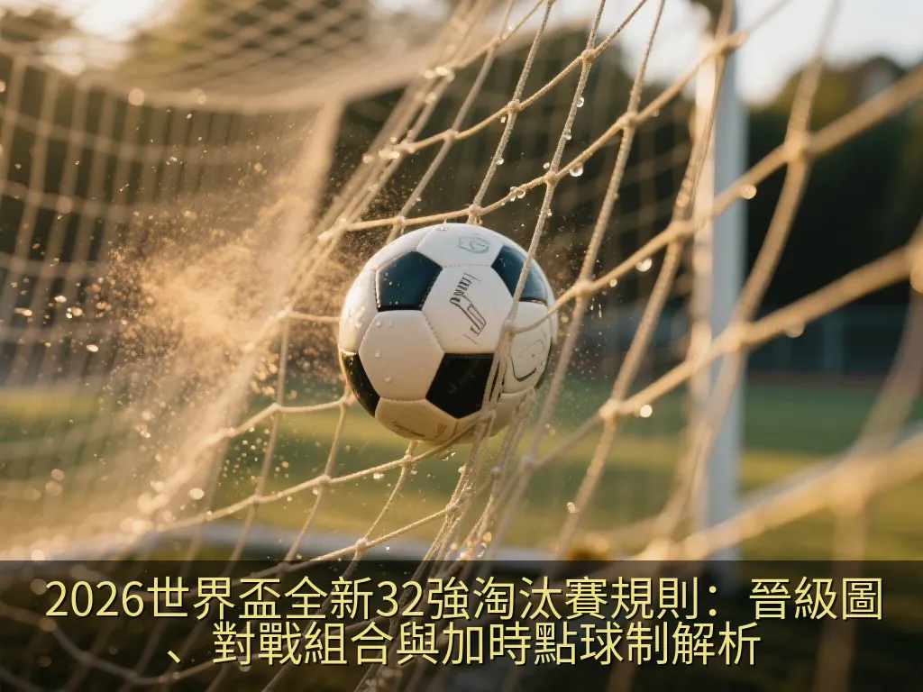 2026世界盃全新32強淘汰賽規則：晉級圖、對戰組合與加時點球制解析